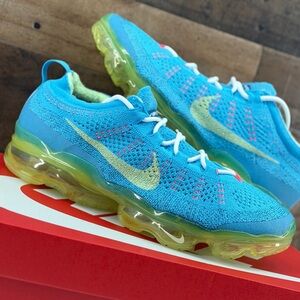 Nike Air Vapormax 2023 Flyknit Baltic Blue Citron Tint - Size 12 Men’s